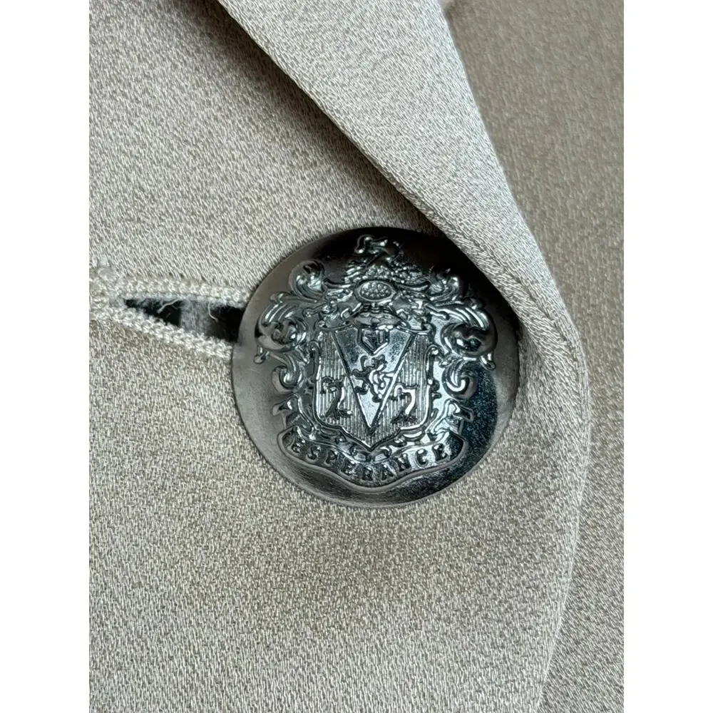 VERONICA BEARD DICKEY BLAZER JACKET QUIET LUXURY SATIN BUSINESS CASUAL OFFICE
